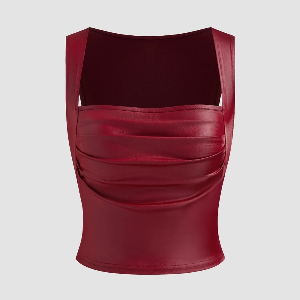 Cider Red Crop Top